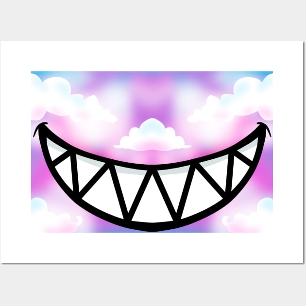 CherryClouds Grin Wall Art by CherryCloudsDesigns